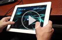 LightStorm, Flare3D & Barbacube demo running on iPad 3!